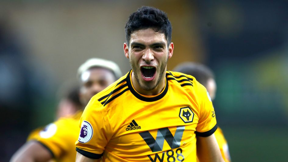 Raul Jimenez: Celebrations for the Wolves forward against Cardiff