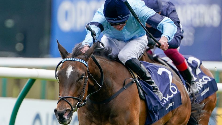 Cachet wins the 1000 Guineas