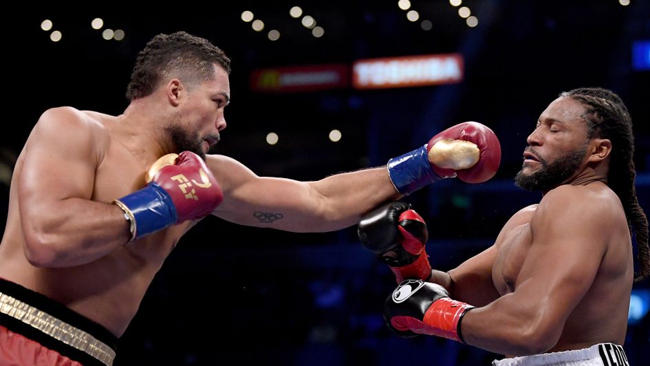 Joe Joyce in action in LA
