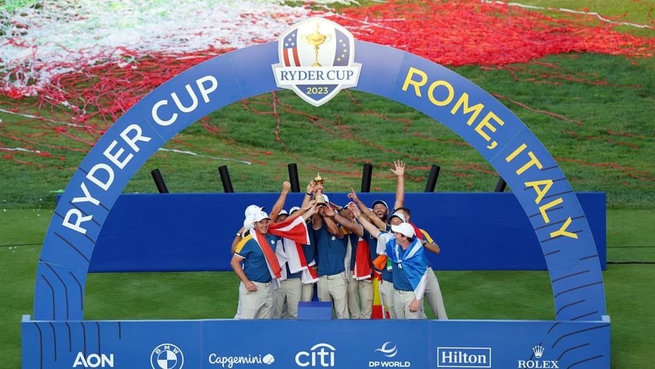 Europe celebrate a commanding win