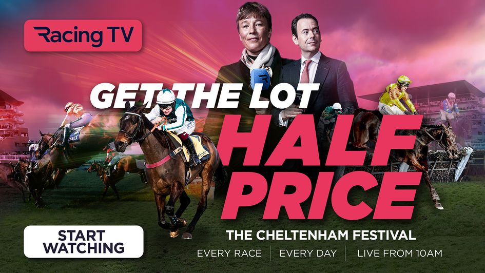 Watch the Cheltenham Festival for HALF PRICE on Racing TV
