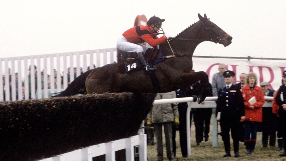 The legendary Dawn Run on her way to winning the Gold Cup
