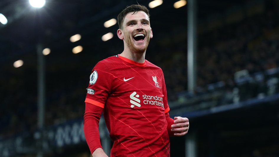 Andy Robertson in action for Liverpool