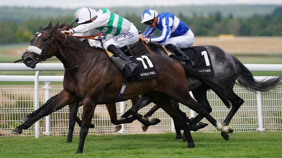 Sandrine wins the Lennox Stakes