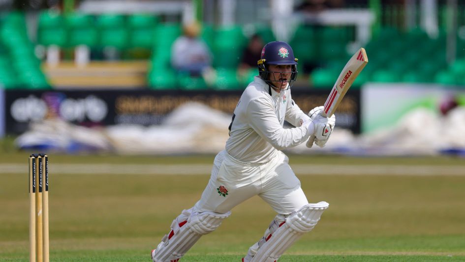 Matty Hurst batting for Lanchashire