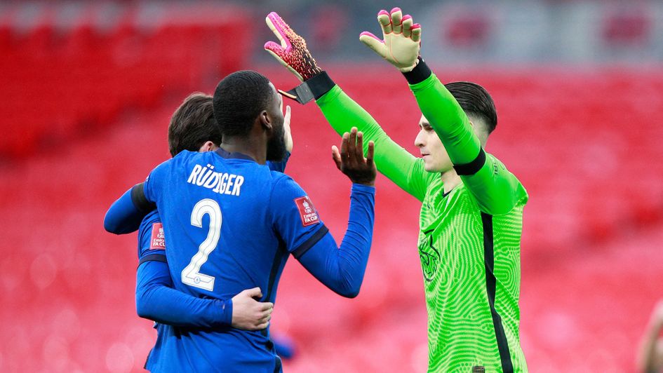 Chelsea celebrate after victory over Manchester City