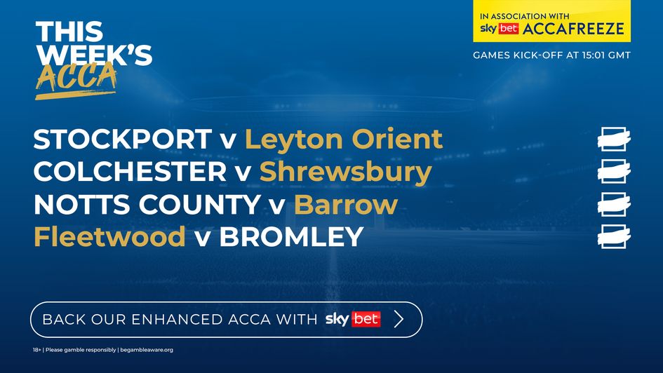 CLICK HERE for our 9/1 fourfold!