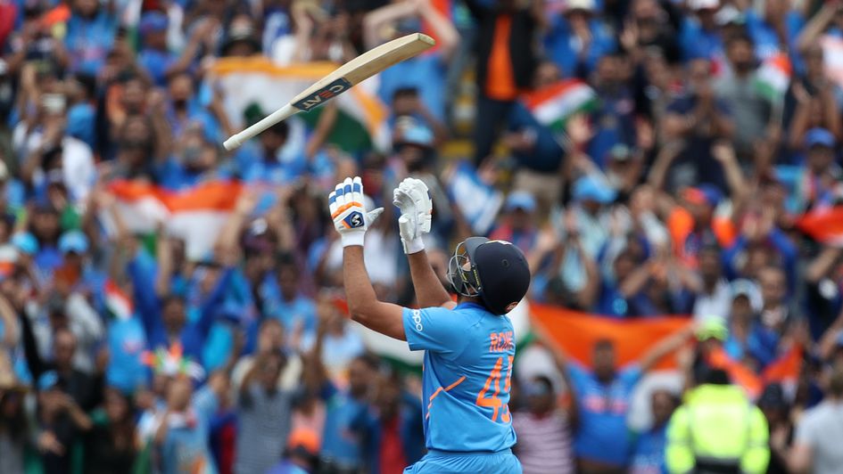 Rohit Sharma celebrates another century