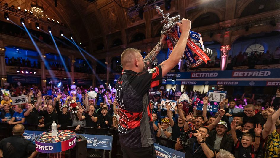 Nathan Aspinall wins the World Matchplay (Picture: PDC/Taylor Lanning)