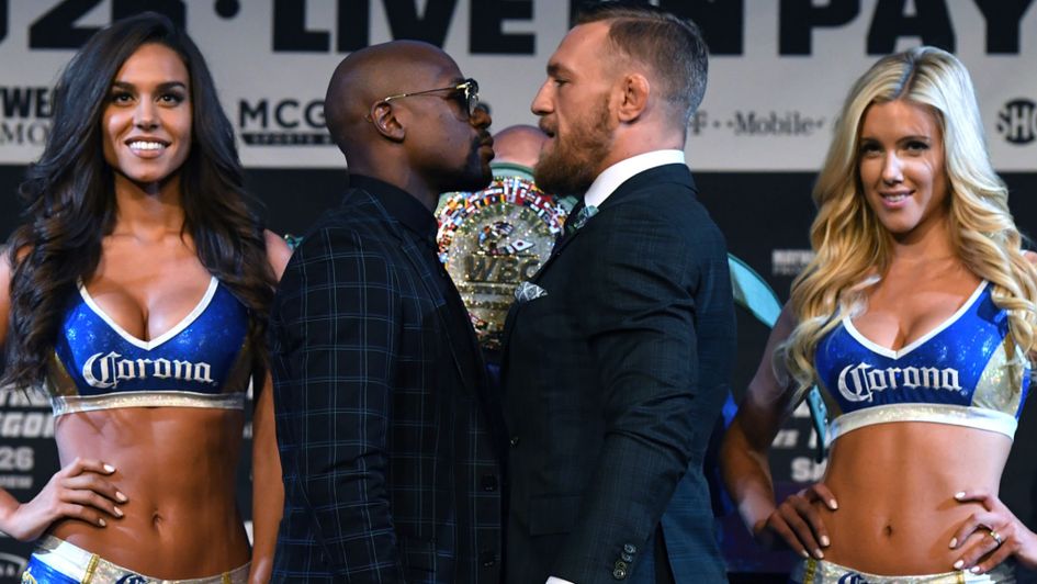 Floyd Mayweather & Conor McGregor at the final press conference