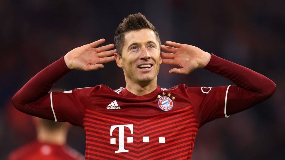 Bayern Munich's Robert Lewandowski scored a 23-minute hat-trick