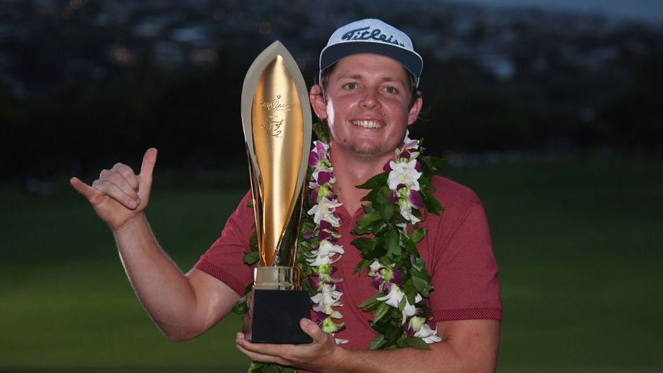 Cameron Smith has won his first solo PGA Tour title, claiming the Sony Open in Hawaii