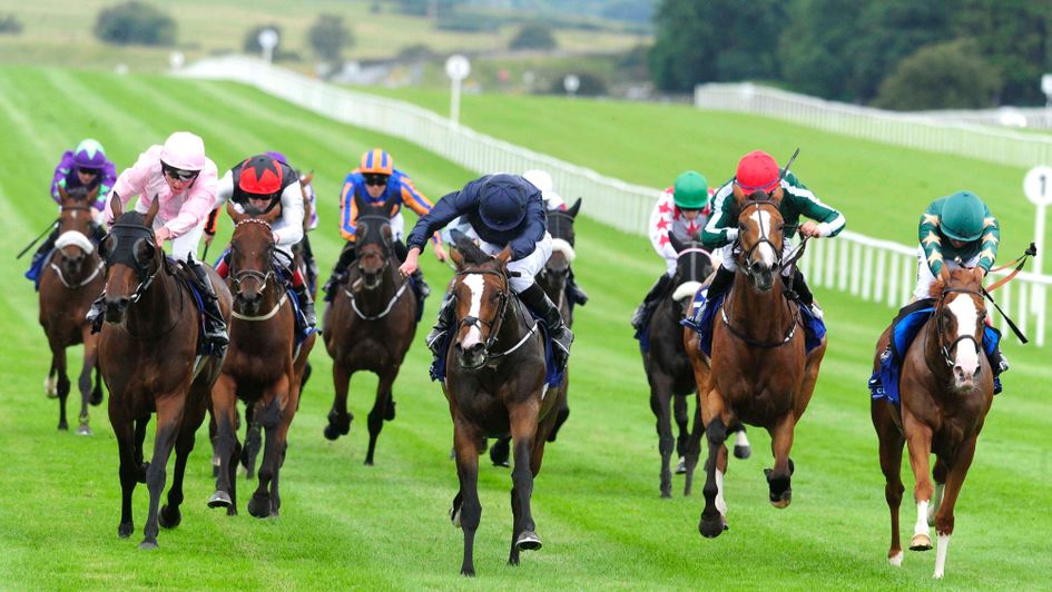 Rain Goddess (centre) was on target for Ballydoyle