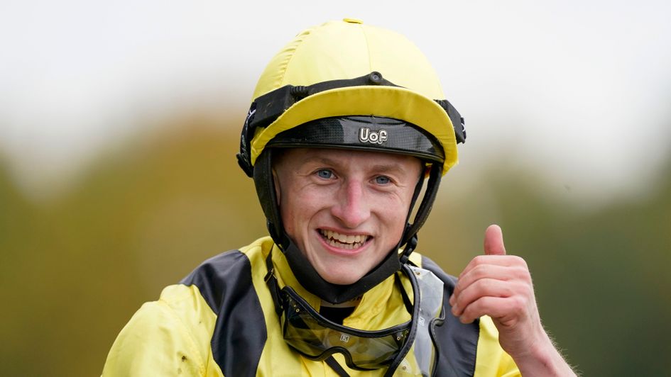 Tom Marquand is all smiles at Ascot