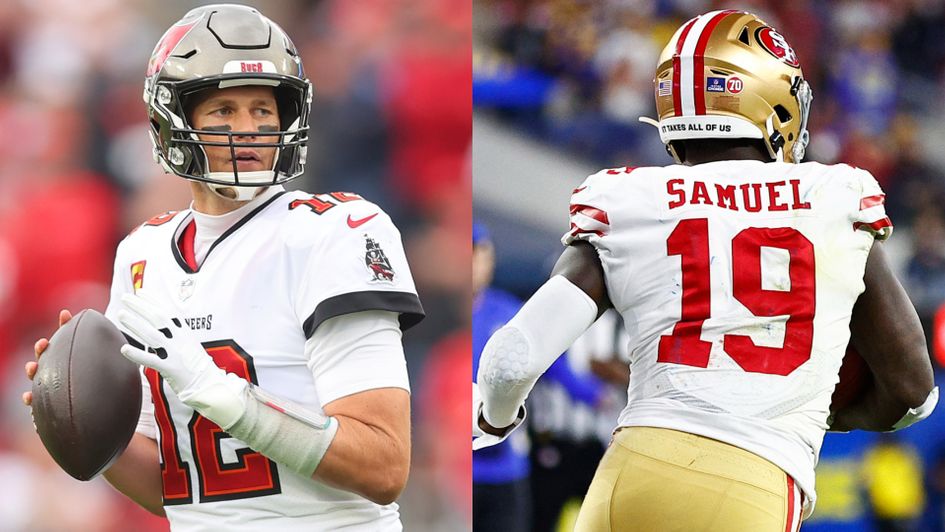 Tom Brady and Deebo Samuel