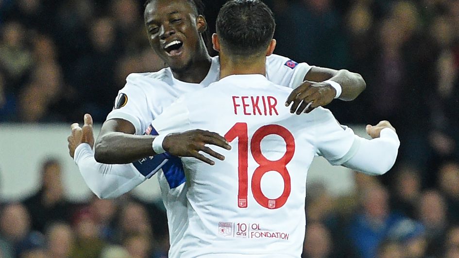 Bertrand Traore and Nabil Fekir
