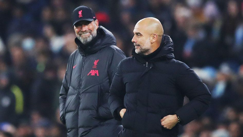 Pep Guardiola and Jurgen Klopp