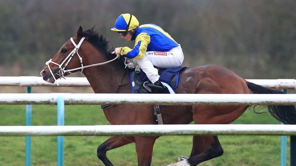 Albadri in action under Hollie Doyle