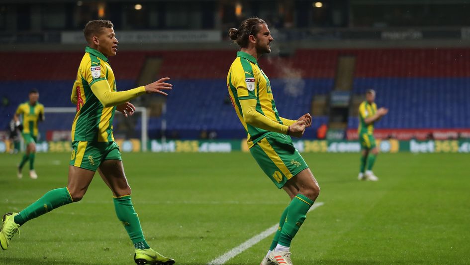West Bromwich Albion's Jay Rodriguez celebrates scoring
