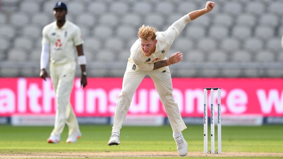 England v Pakistan: Ben Stokes in action
