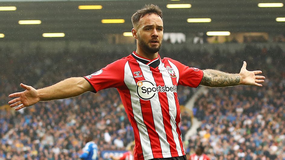 Adam Armstrong celebrates