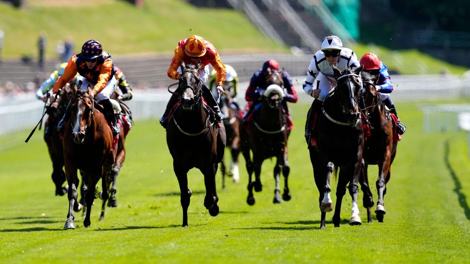 Ali Shuffle (right) is too quick for his rivals