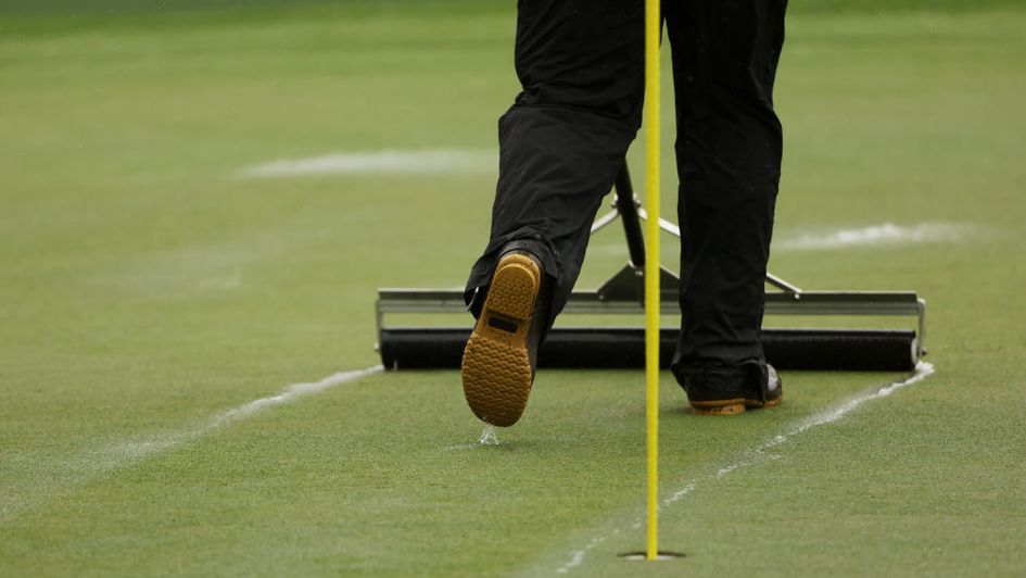 Conditions became unplayable at Augusta on Saturday