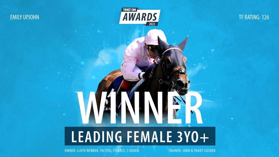 Emily Upjohn showed high-class form