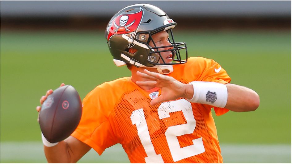 NFL quarterback Tom Brady of the Tampa Bay Buccaneers