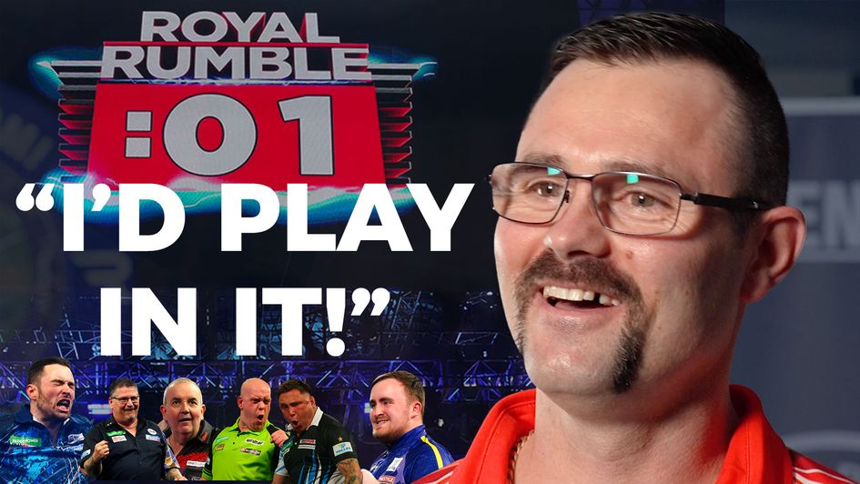 Damon Heta on a Royal Rumble of Darts tournament