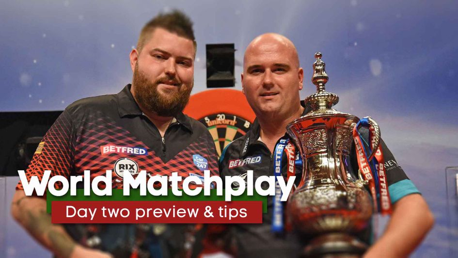 Michael Smith and Rob Cross are both in action on Sunday