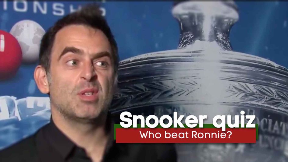Can you remember the names of all the players who have beaten Ronnie O'Sullivan in Triple Crown events?