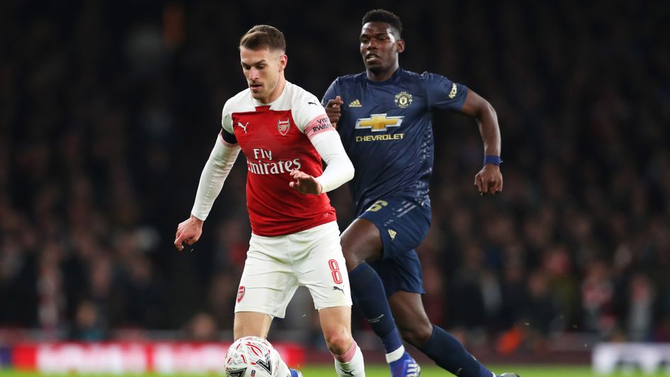 Juventus bound and formerly of Juventus: Aaron Ramsey and Paul Pogba