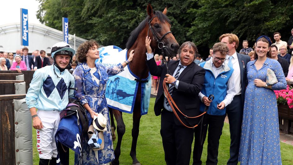 Connections of Starman in the aftermath of his July Cup success