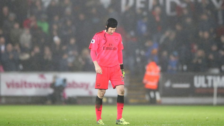 Petr Cech after Arsenal's defeat at Swansea