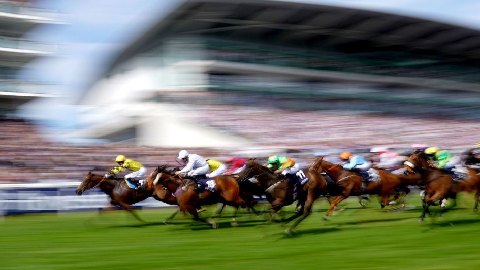 Ornate (yellow blur, left) leads them home in the Dash