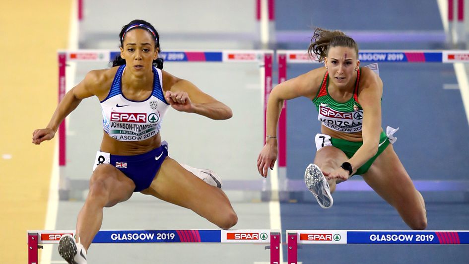 Katarina Johnson-Thompson (left)