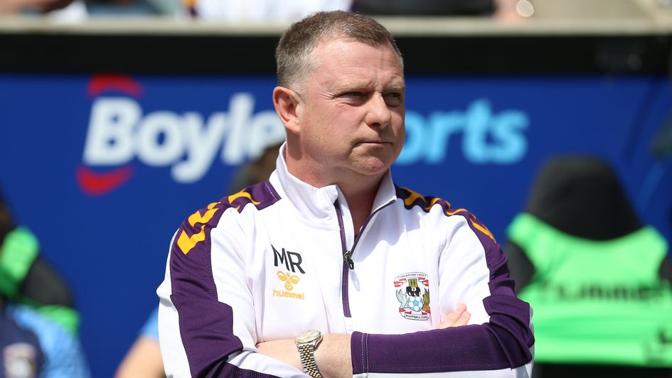 Coventry boss Mark Robins