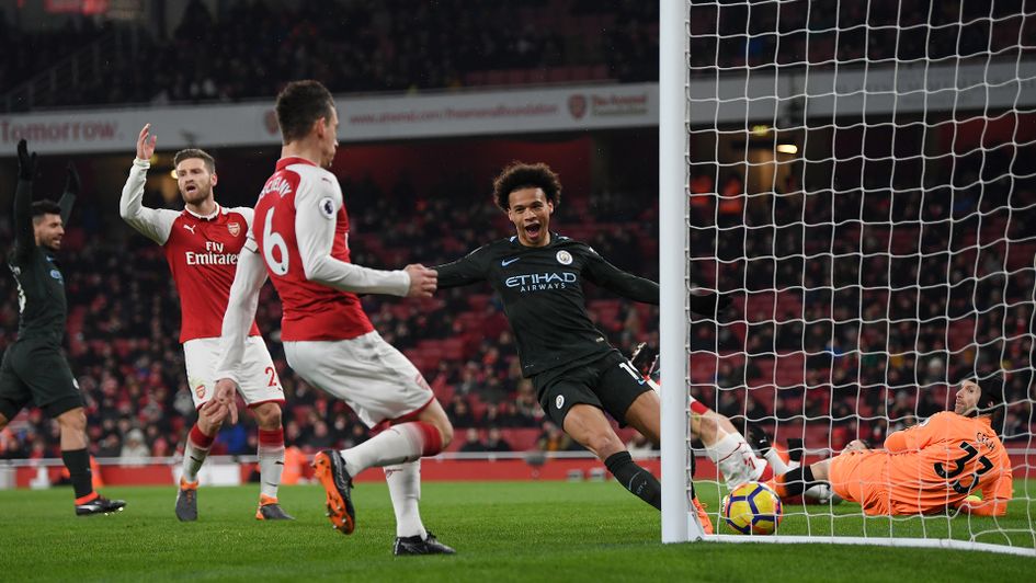 Arsenal 0-3 Manchester City