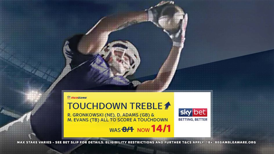 Touchdown Treble offer for NFL Sunday