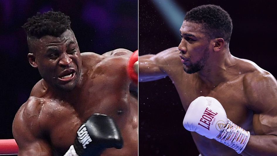 Francis Ngannou and Anthony Joshua