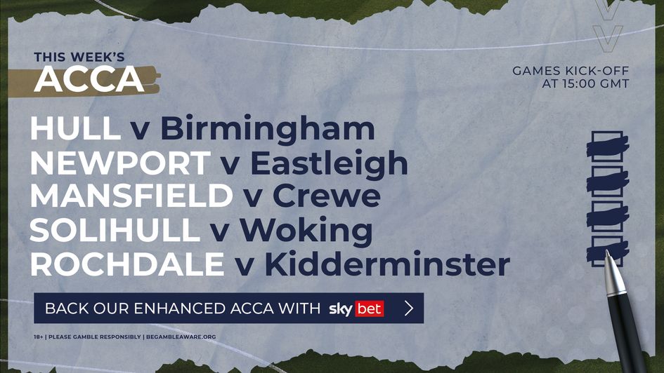 This Week's Acca - January 6