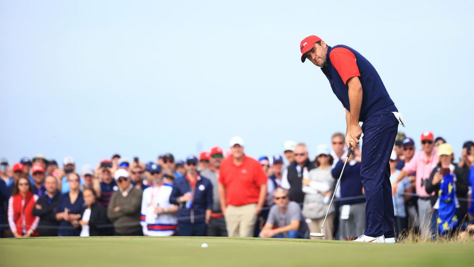 Scottie Scheffler on his way to victory over Jon Rahm