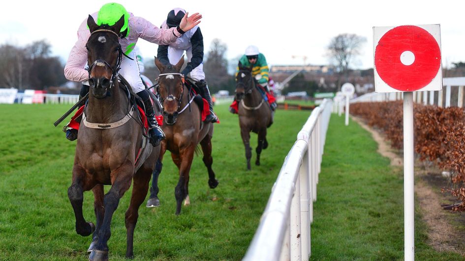Sharjah pictured winning a third Matheson Hurdle