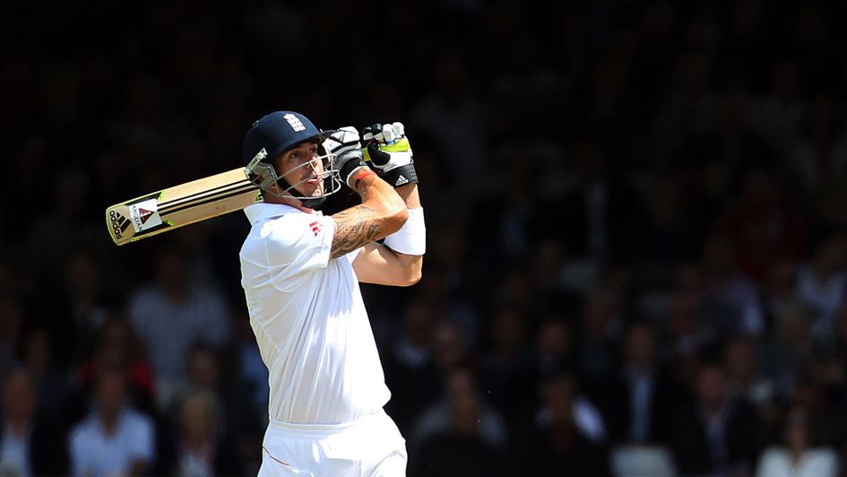 Kevin Pietersen in action for England