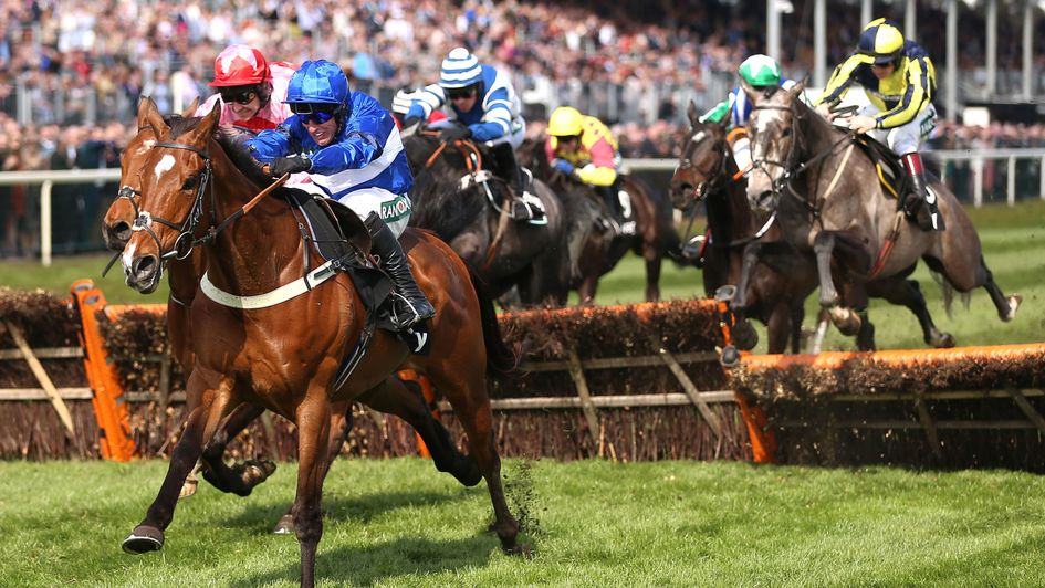 Reserve Tank on his way to victory at Aintree