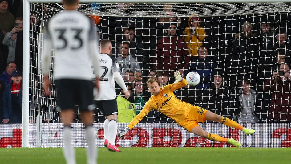 Wayne Rooney scores from the penalty spot