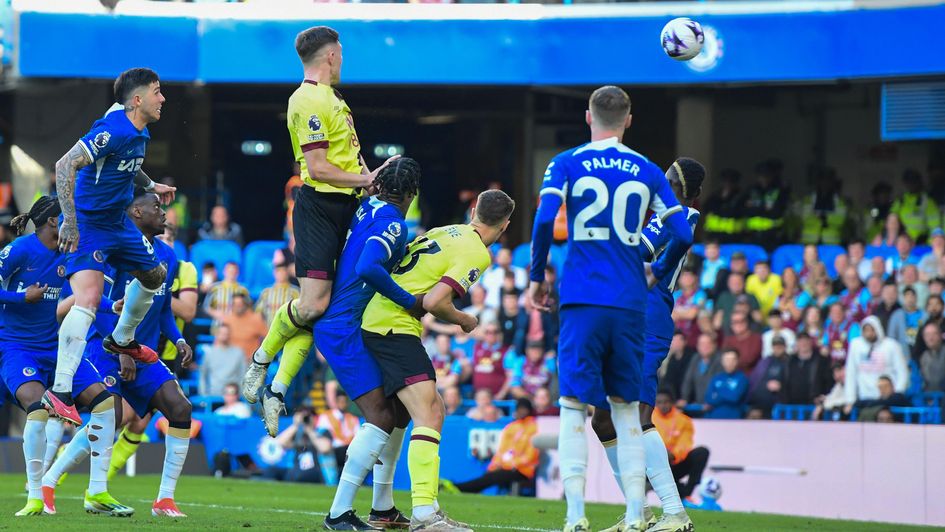 Dara O'Shea scores against Chelsea