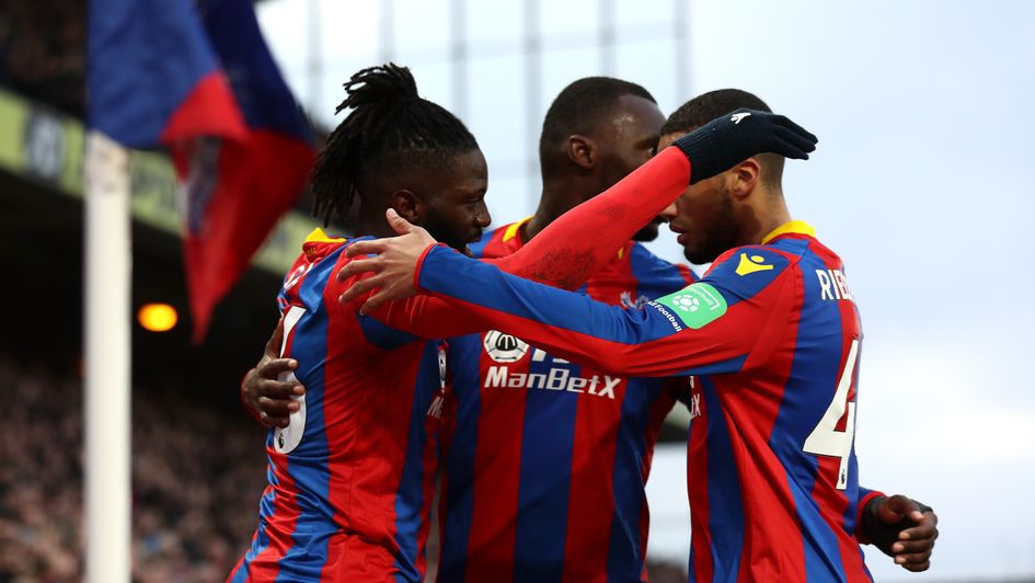 Sako celebrates his opener for Palace