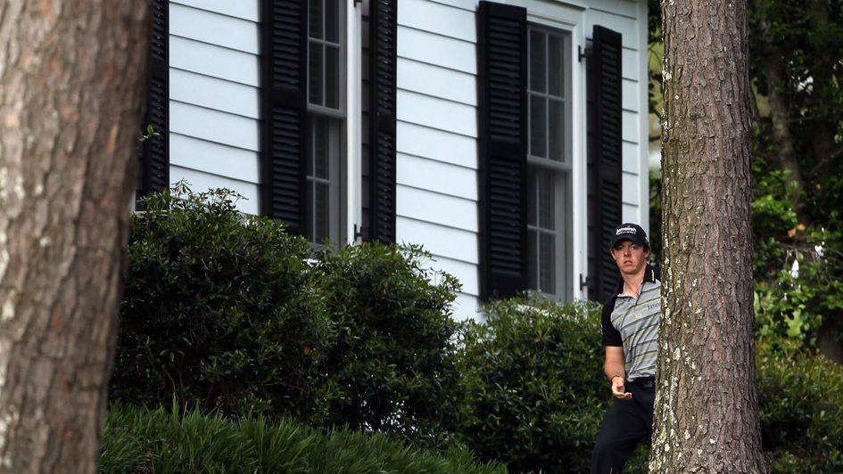 Rory McIlroy at the Masters in 2011
